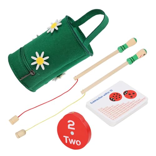 VICASKY 1 Satz Zählspielzeug Lernspielzeug für Montessori Mathematikspiel Zahlenerkennung und Rechenfähigkeiten Sicheres und Gesundes Holzspielzeug für Vorschulkinder VICASKY 1 Satz Zählspielzeug Lernspielzeug für Montessori Mathematikspiel Zahlenerkennung und Rechenfähigkeiten Sicheres und Gesundes Holzspielzeug für Vorschulkinder von VICASKY