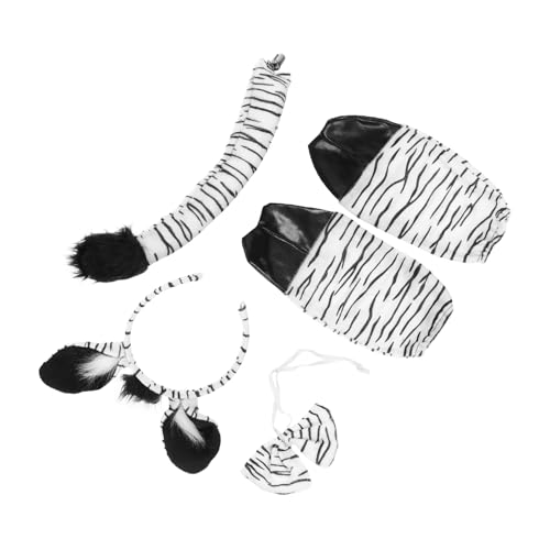 VICASKY 1 Satz Zebrakostüm Kap Ornament Kostüm Mit Zebraohren Lustige Maske Skelett Ratte Hundeperücke Bananenkostüm Affenkostüm Chipmunk-kostüm Streifenhörnchen Plüsch Stoff VICASKY 1 Satz Zebrakostüm Kap Ornament Kostüm Mit Zebraohren Lustige Maske Skelett Ratte Hundeperücke Bananenkostüm Affenkostüm Chipmunk-kostüm Streifenhörnchen Plüsch Stoff von VICASKY