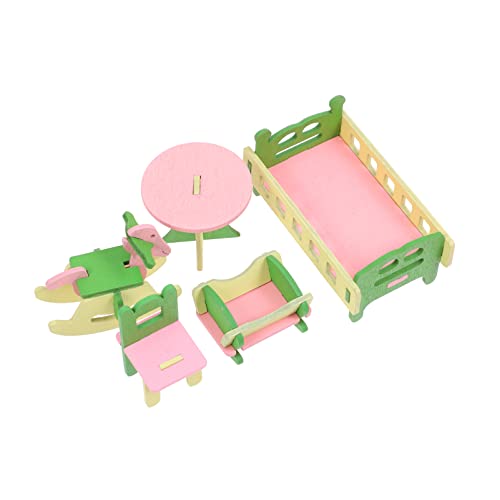 VICASKY 1 Satz aus Holzbausteinen kleine Spielsachen herzförmige Abziehbilder Vintage - Dach kinderzimmer zubehör holzspielzeug Mini-Hausschmuck Mini-Hausbett hölzern VICASKY 1 Satz aus Holzbausteinen kleine Spielsachen herzförmige Abziehbilder Vintage - Dach kinderzimmer zubehör holzspielzeug Mini-Hausschmuck Mini-Hausbett hölzern von VICASKY