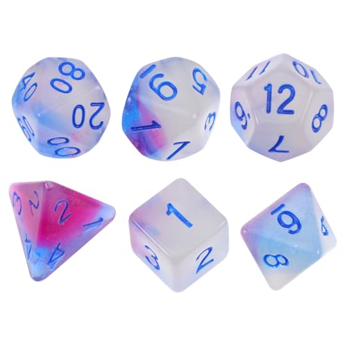 VICASKY 1 Satz mehrseitige Würfel Würfeln interessanter Zahlenwürfel trpg Spielwürfel Brettspiele Stütze Brettspiel Würfel polyedrische Würfel Acryl VICASKY 1 Satz mehrseitige Würfel Würfeln interessanter Zahlenwürfel trpg Spielwürfel Brettspiele Stütze Brettspiel Würfel polyedrische Würfel Acryl von VICASKY