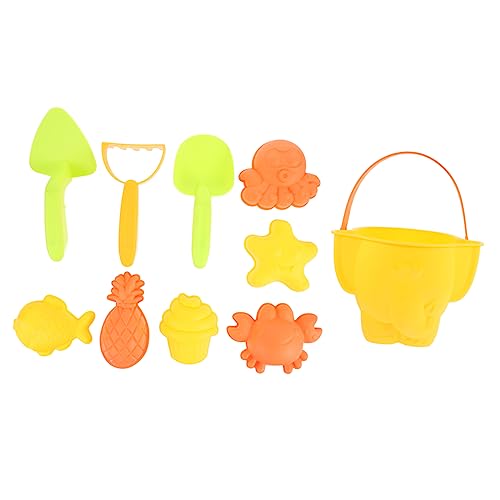 VICASKY 1 Set 10 Stücke Strand Eimer Outdoor Tragbare Sand Pädagogisches Kit Strand Sand Strand Kunststoff VICASKY 1 Set 10 Stücke Strand Eimer Outdoor Tragbare Sand Pädagogisches Kit Strand Sand Strand Kunststoff von VICASKY
