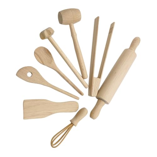 VICASKY 1 Set 8 TLG Kinderküchenspielzeug Küchengeschirr Kleinkind Sportspielzeug Sportspielzeug Kinderwerkzeuge Werkzeuge Für Holzküchenbedarf Buche VICASKY 1 Set 8 TLG Kinderküchenspielzeug Küchengeschirr Kleinkind Sportspielzeug Sportspielzeug Kinderwerkzeuge Werkzeuge Für Holzküchenbedarf Buche von VICASKY
