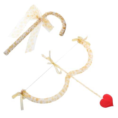 VICASKY Amor-Set Für Erwachsene Valentinstag Cosplay Maskerade Party-zubehör Goldrose Kostüm-Set VICASKY Amor-Set Für Erwachsene Valentinstag Cosplay Maskerade Party-zubehör Goldrose Kostüm-Set von VICASKY