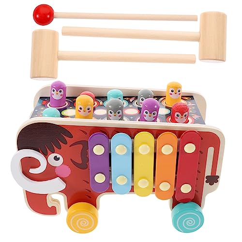 VICASKY Spielzeug Für Jungen Und Mädchen Holzspiel Baby-lernspielzeug Hämmerbank-Set Hämmerspielzeug Für Jungen Und Mädchen Frühlernspielzeug Für Kleinkinder von VICASKY