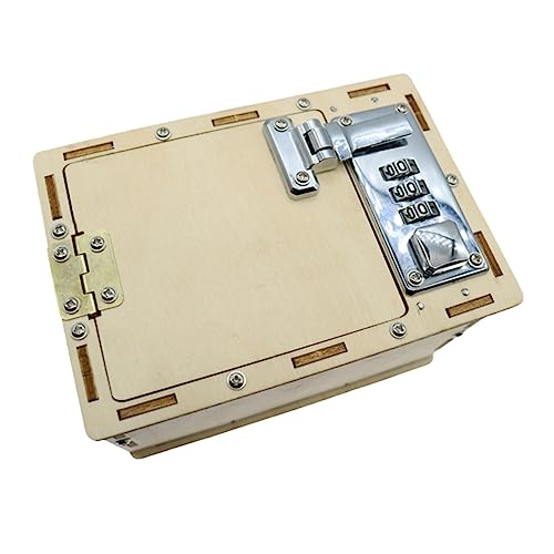 VICASKY 1 Set Box Mechanische Lockbox Kinderspielzeug DIY Passworthülle Lockbox Herstellungswerkzeug Holz Passworthüllen Lernwerkzeug Holzhülle Lockbox DIY Herstellungsmaterial Holz VICASKY 1 Set Box Mechanische Lockbox Kinderspielzeug DIY Passworthülle Lockbox Herstellungswerkzeug Holz Passworthüllen Lernwerkzeug Holzhülle Lockbox DIY Herstellungsmaterial Holz von VICASKY