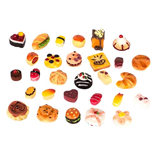 VICASKY Spielzeug-Lebensmittel-Set Für Jungen Und Mädchen Küche Gefälschte Dessert-miniaturen Mini-Dessert-Modell Harz Sushi-Ornament von VICASKY
