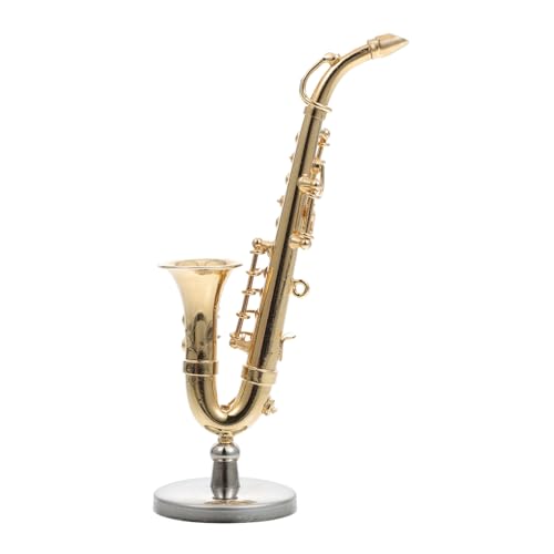 VICASKY Künstlerische Saxophon Ornament Metall Mini Sax Modell Home Office Decor Party-Event Zubehör VICASKY Künstlerische Saxophon Ornament Metall Mini Sax Modell Home Office Decor Party-Event Zubehör von VICASKY