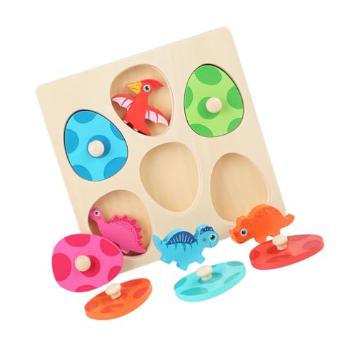 VICASKY 1 Set Dinosaurier Mehrschichtpuzzle Kinderspielzeug Dinosaurier Kinderpuzzle Dinosaurier Puzzle Kinderpuzzle Lernpuzzle Kinderpuzzle Holz von VICASKY