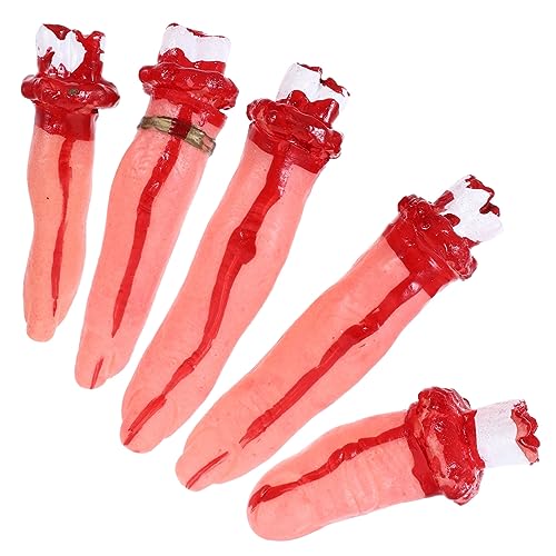 VICASKY 1satz Halloween Bloody Finger Requisiten Gefälschte Finger Für Gruselige Dekoration Und Pranks Für Halloween-Partys Und Spukhäuser von VICASKY