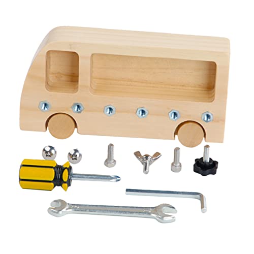 VICASKY 1 Set Holzspielzeug Mit Schrauben Motorikspielzeug Für Babys Und Kleinkinder Frühkindliches Lernspielzeug Zur Der Hand Augen Koordination Inklusive 6 Schrauben VICASKY 1 Set Holzspielzeug Mit Schrauben Motorikspielzeug Für Babys Und Kleinkinder Frühkindliches Lernspielzeug Zur Der Hand Augen Koordination Inklusive 6 Schrauben von VICASKY