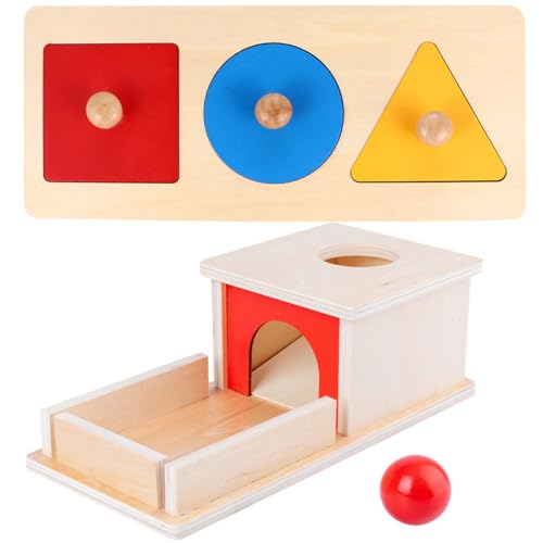 VICASKY 1 Set Holzspielzeug Stielspielzeug Rätsel Konstruktionsspielzeug Puzzle hühner kinderknallzeug Educational Toys Kreatives Kinderspielzeug Babyspielzeug hölzern von VICASKY
