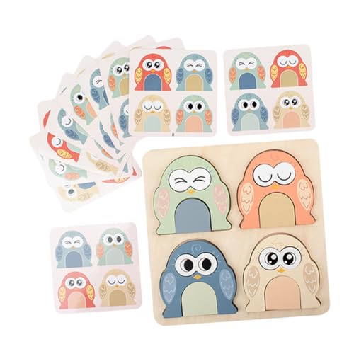 VICASKY 1 Set Holzspielzeug Zum Zuordnen Von Formen Für Kinder – Tierausdrucksblöcke Mit Feiner Handwerkskunst Für Kognitives Lernen VICASKY 1 Set Holzspielzeug Zum Zuordnen Von Formen Für Kinder – Tierausdrucksblöcke Mit Feiner Handwerkskunst Für Kognitives Lernen von VICASKY