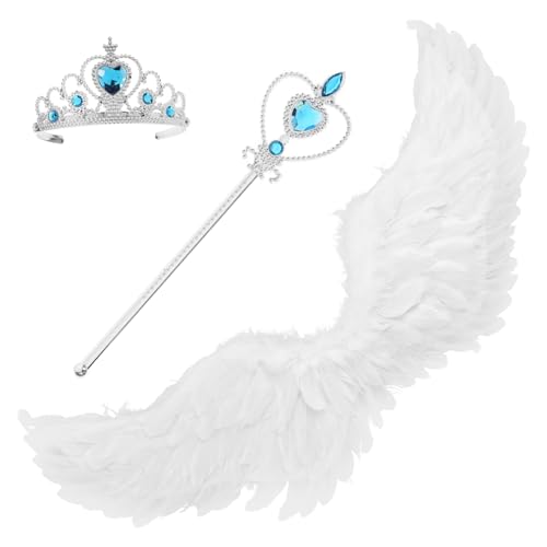 VICASKY 1satz Engel Flügel Kostüm Für Frauen Cosplay Engel Flügel Für Weißes Teiliges Kostümzubehör Für Festivals Und Partys von VICASKY