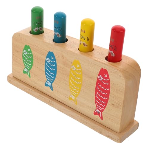 VICASKY Holz Kinder Spiel Frühen Lernen Katze Intelligente Roll Spielzeug Sicher Spielzeug VICASKY Holz Kinder Spiel Frühen Lernen Katze Intelligente Roll Spielzeug Sicher Spielzeug von VICASKY