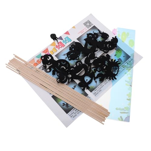 VICASKY Kindergarten-lernset Schattenpuppen-Set Aufkleber Vorschul-lernspiel Für Geschichtenerzählen Puppentheater von VICASKY