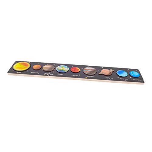 VICASKY 1 Set Match Kinderpuzzles Kinderpuzzles Kognitions Matching Puzzles Frühes Pädagogisches Puzzle Sonnensystem Für Lern Puzzle Aus Holz von VICASKY