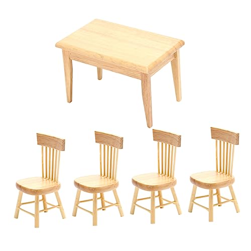 VICASKY 1 Set Mini Esstisch Set Miniaturen DIY Miniatur Bausatz Artikel Möbel Wohnzimmertische Mini Küche Büro Mini Zimmerstühle Kleiner Tisch Mini Stuhl Mini Lebensmittel VICASKY 1 Set Mini Esstisch Set Miniaturen DIY Miniatur Bausatz Artikel Möbel Wohnzimmertische Mini Küche Büro Mini Zimmerstühle Kleiner Tisch Mini Stuhl Mini Lebensmittel von VICASKY