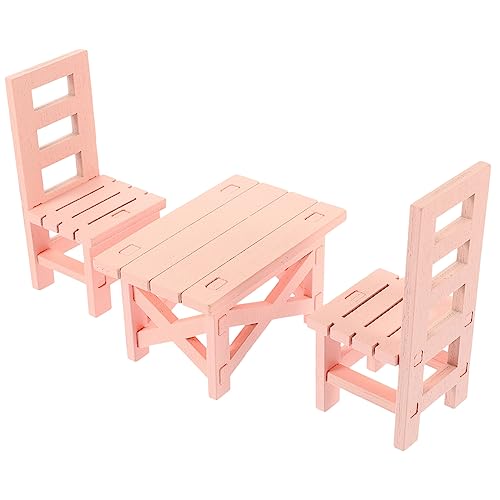 VICASKY 1 Set Mini Möbel Schreibtisch Dekorationen Puppenhaus Möbel Puppenhaus Möbel Miniatur Stühle Mini Tisch Für Miniatur Möbel Mini Möbel Mini Stuhl Rosa Holz VICASKY 1 Set Mini Möbel Schreibtisch Dekorationen Puppenhaus Möbel Puppenhaus Möbel Miniatur Stühle Mini Tisch Für Miniatur Möbel Mini Möbel Mini Stuhl Rosa Holz von VICASKY