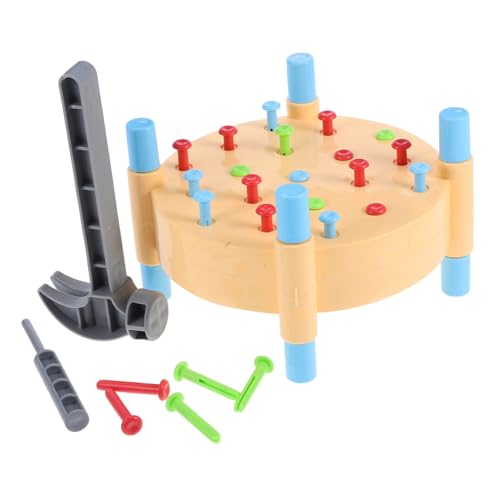 VICASKY 1 Set Montessori-Brett-hammerspielzeug: Buntes Klopfspiel Für Die Hand-Auge-koordination Im Frühlernen – Spiel Für Die Eltern-Kind-interaktion VICASKY 1 Set Montessori-Brett-hammerspielzeug: Buntes Klopfspiel Für Die Hand-Auge-koordination Im Frühlernen – Spiel Für Die Eltern-Kind-interaktion von VICASKY