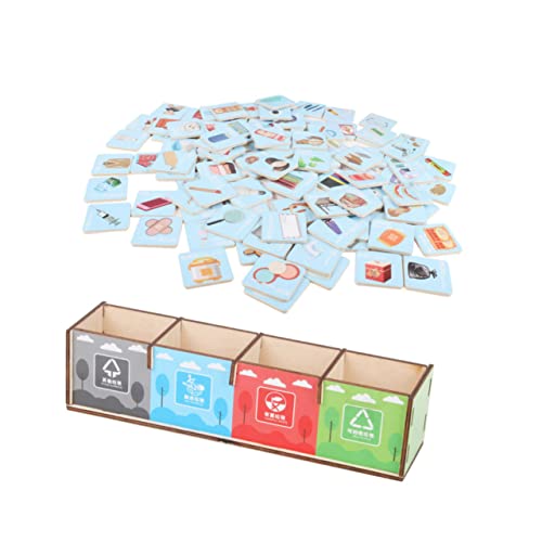 VICASKY 1 Set Müllsortierspielzeug Kinderspielzeug Mülleimer Mülleimer Mülleimer Erkenntnisspielzeug Müllsortierspielzeug Müllklassifizierungsspielzeug Desktop Lernspielzeug Aus Holz VICASKY 1 Set Müllsortierspielzeug Kinderspielzeug Mülleimer Mülleimer Mülleimer Erkenntnisspielzeug Müllsortierspielzeug Müllklassifizierungsspielzeug Desktop Lernspielzeug Aus Holz von VICASKY