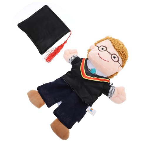 VICASKY 4-teiliges Set Mit Abschlussanzug-Puppe Mit Einzigartigem Hut Und Kleid Für Fantasievolles Spielen von VICASKY