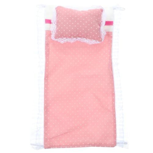 1 Satz Babies Rosa Puppen Bettlaken Steppdecke Zubehör Set für 18 Zoll Miniatur Puppen Puppenbett Spielzeug Puppenbettchen Puppenhaus Deko Zubehör Bettwäsche Kissen-Set 1 Satz Babies Rosa Puppen Bettlaken Steppdecke Zubehör Set für 18 Zoll Miniatur Puppen Puppenbett Spielzeug Puppenbettchen Puppenhaus Deko Zubehör Bettwäsche Kissen-Set von VICASKY