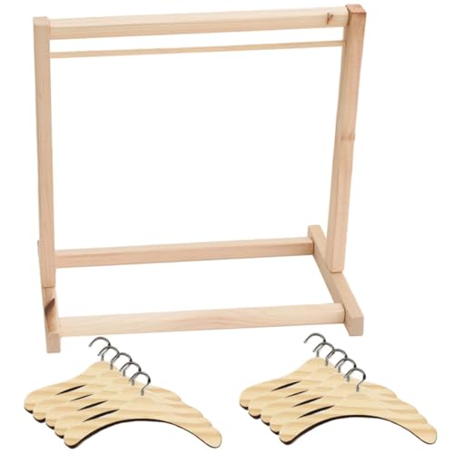 VICASKY 1 Set Puppen Kleiderbügel Aus Holz Rollenspiel Puppen Ankleide Aufbewahrung Puppen Kleiderbügel Puppen Kleiderbügel Puppen Puppen Rock Kleiderbügel Puppen Mantel VICASKY 1 Set Puppen Kleiderbügel Aus Holz Rollenspiel Puppen Ankleide Aufbewahrung Puppen Kleiderbügel Puppen Kleiderbügel Puppen Puppen Rock Kleiderbügel Puppen Mantel von VICASKY