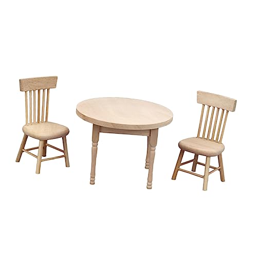 VICASKY 1 Set Runder Tisch Und Stühle Essensspielzeug Für Kleinkinder Kleinkindermöbel Babyspielzeug Minimöbel Puppenhausmöbel Ministuhl Puppenhausminiaturen Rollenspielspielzeug VICASKY 1 Set Runder Tisch Und Stühle Essensspielzeug Für Kleinkinder Kleinkindermöbel Babyspielzeug Minimöbel Puppenhausmöbel Ministuhl Puppenhausminiaturen Rollenspielspielzeug von VICASKY