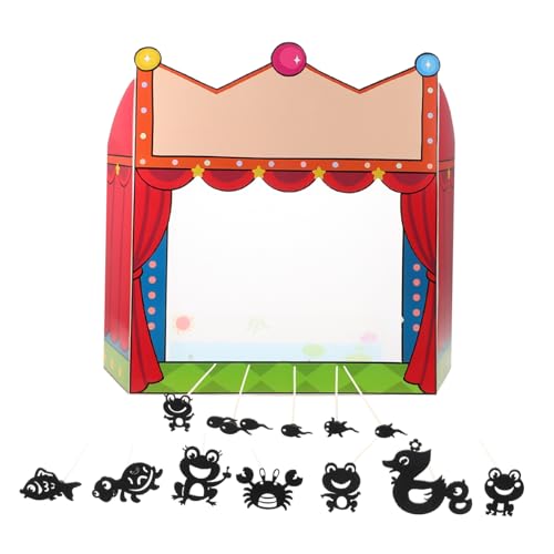VICASKY 1 Set Schattenbühnen Unterricht Schattenpuppenspiel Bausatz Tanz Schattenpuppenspiel Requisite Puppentheater Schattenpuppenspiel Bastelpuppenbühne DIY Puppenspielpuppe Für von VICASKY