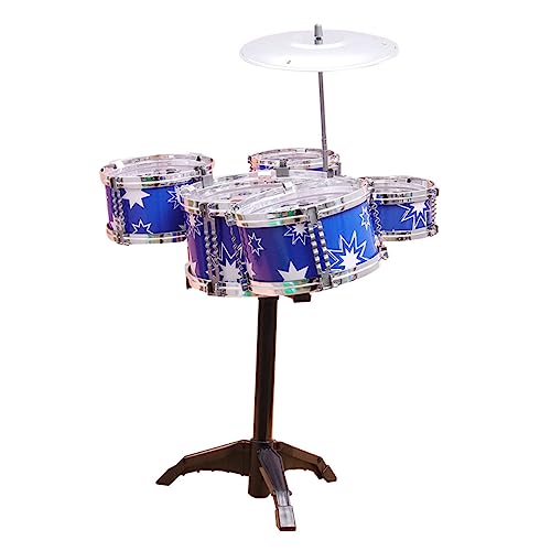 VICASKY Kinder-Musikinstrument-Spielzeug Für Jungen Und Mädchen Jazz-Schlagzeug Pädagogisches Trommel-Spielzeug Für Die Frühe Lernentwicklung von VICASKY