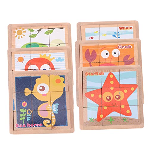 VICASKY 1 Set Sechsseitige Malbausteine ​​ Für Kleinkinder Kinderspielzeug Kinderpuzzle Kleinkindpuzzle Kleinkindspielzeug Für Mädchen Kinderpuzzle Mädchenspielzeug Puzzles Für von VICASKY