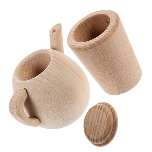 VICASKY 1 Set Set Buche Kinderspielzeug Minispielzeug Teekannen Teebecher Teetassen Wohnaccessoires Kinderspielzeug Minihaus Küchenzubehör Mini Teegeschirr Puppenzubehör Holz VICASKY 1 Set Set Buche Kinderspielzeug Minispielzeug Teekannen Teebecher Teetassen Wohnaccessoires Kinderspielzeug Minihaus Küchenzubehör Mini Teegeschirr Puppenzubehör Holz von VICASKY