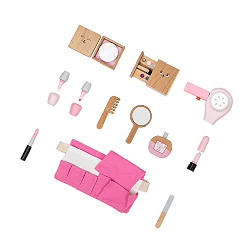 VICASKY 1 Set Kosmetikspielzeug Aus Holz Make-up-Spielzeug Für Mädchen Sicheres Material Ideal Zum Spielen Im von VICASKY