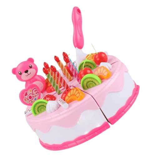 VICASKY 1 Set Simulation Kuchen Lebensmittel Pädagogisches Kuchen Schneiden Rosa Kunststoff VICASKY 1 Set Simulation Kuchen Lebensmittel Pädagogisches Kuchen Schneiden Rosa Kunststoff von VICASKY