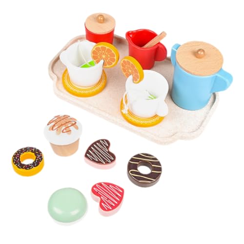 VICASKY Pädagogisches Mini-teeservice Aus Holz Rollenspiel Kochspielzeug Hausdekoration Nachmittagstee-spielset Für Jungen Und Mädchen VICASKY Pädagogisches Mini-teeservice Aus Holz Rollenspiel Kochspielzeug Hausdekoration Nachmittagstee-spielset Für Jungen Und Mädchen von VICASKY