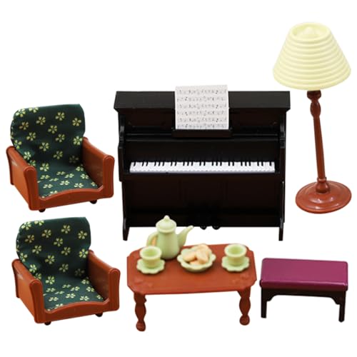 VICASKY 1 Set Sofa Klavier Teeservice Stehlampe Miniatur Musikinstrument Kindersofa Möbelzubehör Mikrolandschaft Möbel Puppenhausmöbel Sofas Kindercouch Kunststoff VICASKY 1 Set Sofa Klavier Teeservice Stehlampe Miniatur Musikinstrument Kindersofa Möbelzubehör Mikrolandschaft Möbel Puppenhausmöbel Sofas Kindercouch Kunststoff von VICASKY