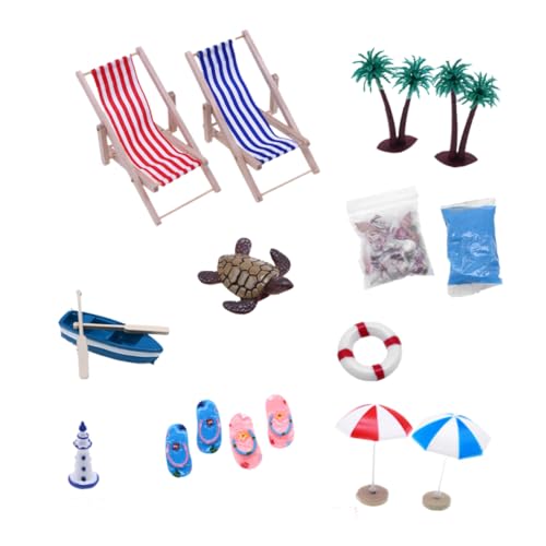VICASKY Hochsimuliertes Mini- -Ornament-Set Für Jungen Und Mädchen Strandstühle VICASKY Hochsimuliertes Mini- -Ornament-Set Für Jungen Und Mädchen Strandstühle von VICASKY