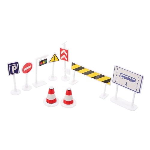 VICASKY 1 Set Transportspielzeug -verkehrsschilder Für Verkehrszeichen Spiel Verkehrszeichenmodelle Ampelmodelle Straßenschild Verkehrszeichen- Minikegel VICASKY 1 Set Transportspielzeug -verkehrsschilder Für Verkehrszeichen Spiel Verkehrszeichenmodelle Ampelmodelle Straßenschild Verkehrszeichen- Minikegel von VICASKY