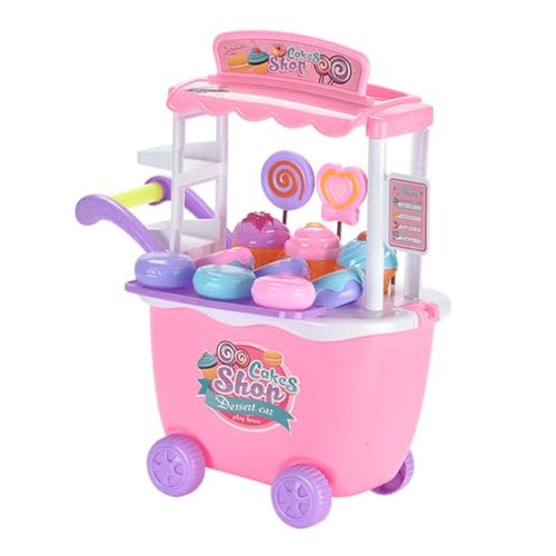 VICASKY Realistisches Cremefarbenes Trolley-Spielzeug Pädagogisches Spielzeug Für Jungen Und Mädchen von VICASKY