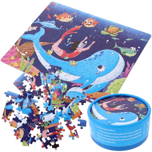 VICASKY 1 Set Vorschulrätsel für im Alter von 3–9 Jahren aufbwahrungs-Box aufbewahrungskorb kinderpuzzle mitgebsel Kindergeburtstag Papierpuzzle für Kleinkind-Puzzle von VICASKY