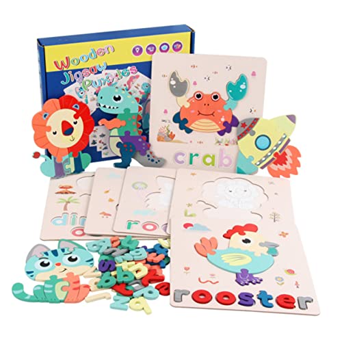 VICASKY 1 Set Wortbuchstabierspiel Alphabete Lernspielzeug Buchstaben Puzzle Kleinkindspielzeug Lustiges Kinderspielzeug Wortpaarungspuzzle Früherziehungsspielzeug Puzzle Lehrspielzeug VICASKY 1 Set Wortbuchstabierspiel Alphabete Lernspielzeug Buchstaben Puzzle Kleinkindspielzeug Lustiges Kinderspielzeug Wortpaarungspuzzle Früherziehungsspielzeug Puzzle Lehrspielzeug von VICASKY