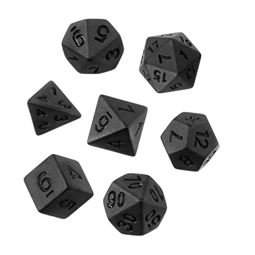 VICASKY 1 Set Würfel Pädagogisches Unterhaltung Liefert Brettspiel Requisiten Acryl Schwarz von VICASKY