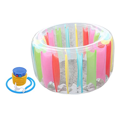 VICASKY 1 Stück Aufblasbare Wasserradrollenflocken-schwimmspielzeug, Die Walze Mit Luftpumpe Kriechen VICASKY 1 Stück Aufblasbare Wasserradrollenflocken-schwimmspielzeug, Die Walze Mit Luftpumpe Kriechen von VICASKY