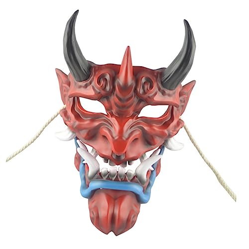 VICASKY 1 Stück Cosplay Maske aus Gruselige Teufelsmaske für Halloween Kreative Dekoration und Kostümparty Passt für Erwachsene für Fotoshootings und Theateraufführungen von VICASKY