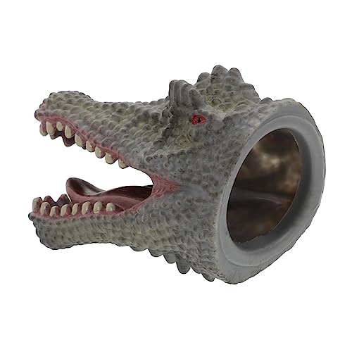 VICASKY 1 Stück Dinosaurier Puppe Handschuhe Puppen Tier Handpuppe Tierkopf Handpuppe Beißender Finger Spiel Rollenspiel Handpuppe Dinosaurier Handpuppe Beißender Finger Tier von VICASKY