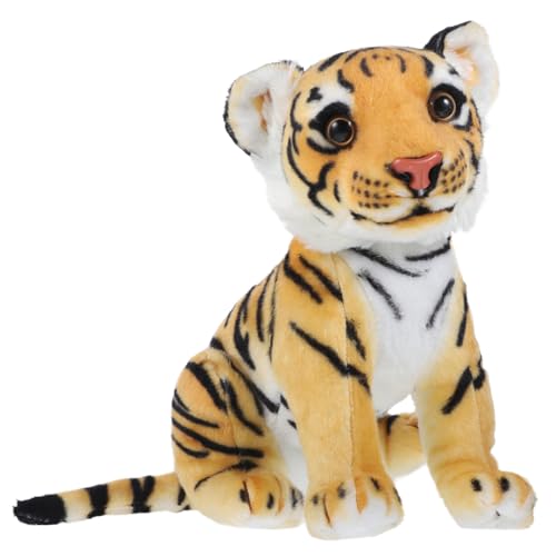 VICASKY Entzückende Ausgestopfte Tigerfigur Y-Spielzeug Pp-Baumwolle Stofftier Tiger- Für Schlafzimmer von VICASKY