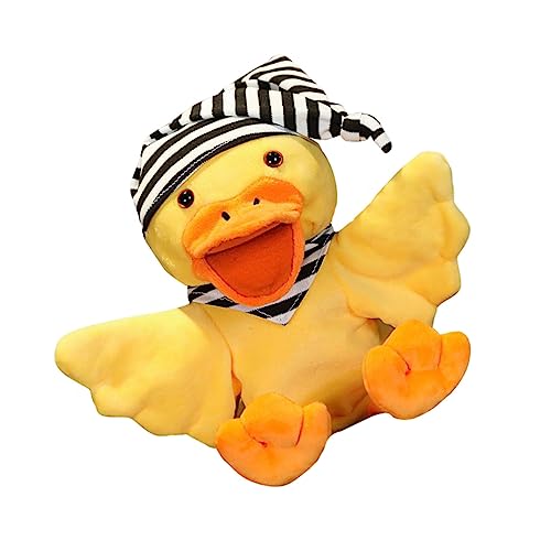VICASKY 1 Stück Entenpuppe Kuscheltier Plüsch Kinderspielzeug Stofftiere für Geschichtenerzählende Handpuppe Requisite zum Geschichtenerzählen für PP Baumwolle Gelb VICASKY 1 Stück Entenpuppe Kuscheltier Plüsch Kinderspielzeug Stofftiere für Geschichtenerzählende Handpuppe Requisite zum Geschichtenerzählen für PP Baumwolle Gelb von VICASKY
