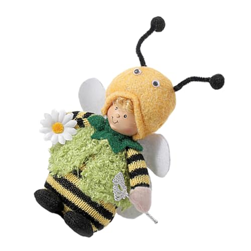 VICASKY 1 Stück Gestrickte Biene für Lustige Festival Dekoration Kreatives Weiches Kuscheltier für Jungen für Wohnraumgestaltung von VICASKY