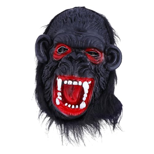 VICASKY 1 Stück Gorilla Maske Halloween Dekorationsmaske Gruselige Halloween Maske Gruselige Maske Für Halloween Cosplay Requisiten Maske Für Kostüm Geistermaske Horrormaske von VICASKY