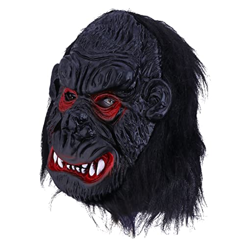 VICASKY 1 Stück Halloween Gorilla Maske Realistische Grusel Anziehmaske Für Kostümpartys Schwarz Mit Zähnen Perfektes Zubehör Für Halloween Kostüme Und Schaurige Auftritte VICASKY 1 Stück Halloween Gorilla Maske Realistische Grusel Anziehmaske Für Kostümpartys Schwarz Mit Zähnen Perfektes Zubehör Für Halloween Kostüme Und Schaurige Auftritte von VICASKY